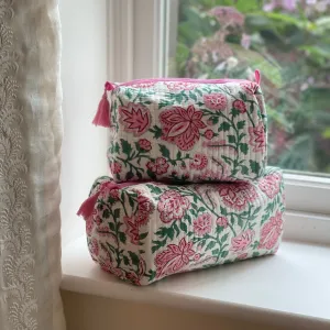 Miska Handblock Quilted Washbag