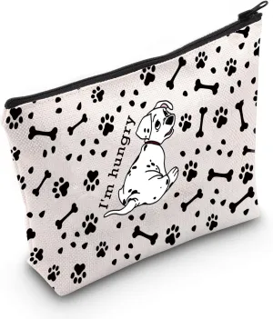 MNIGIU 101 Dogs Cartoon Movie Inspired Rolly Lover Gift I’m Hungry Cosmetic Bag Dalmatians Movie Fans Gift (I’m Hungry)
