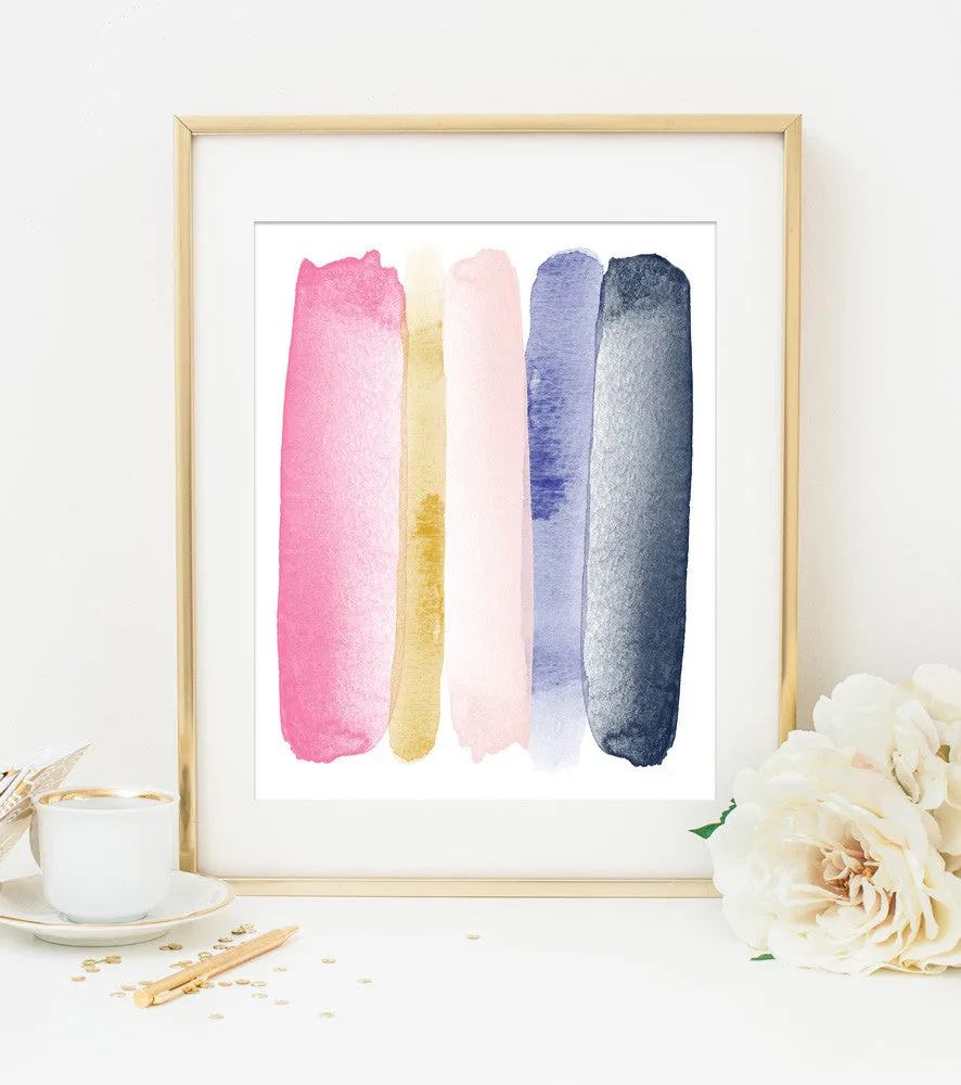 Modern Abstract Art Print 7 - Rise Above