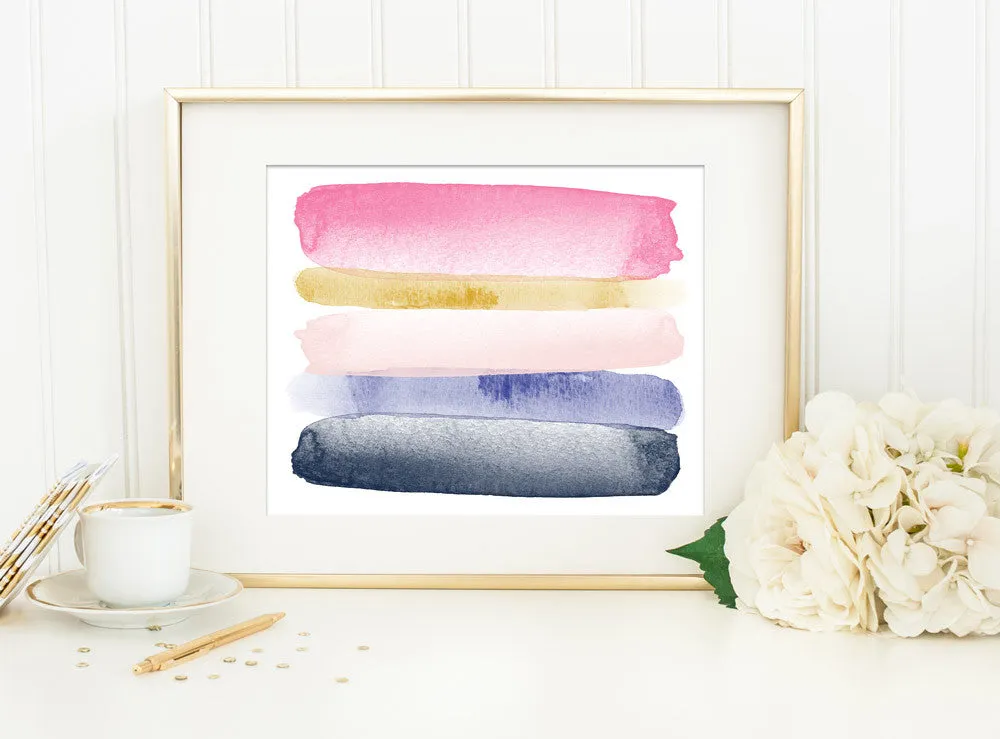 Modern Abstract Art Print 7 - Rise Above