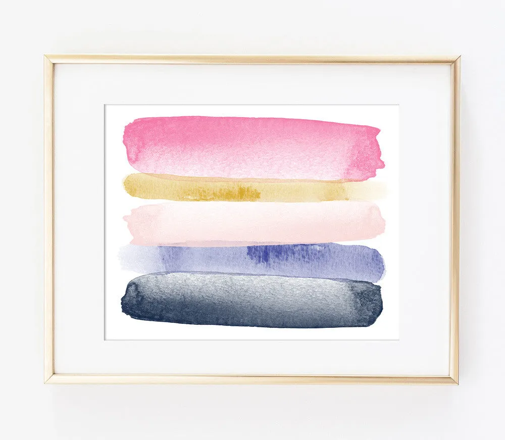 Modern Abstract Art Print 7 - Rise Above