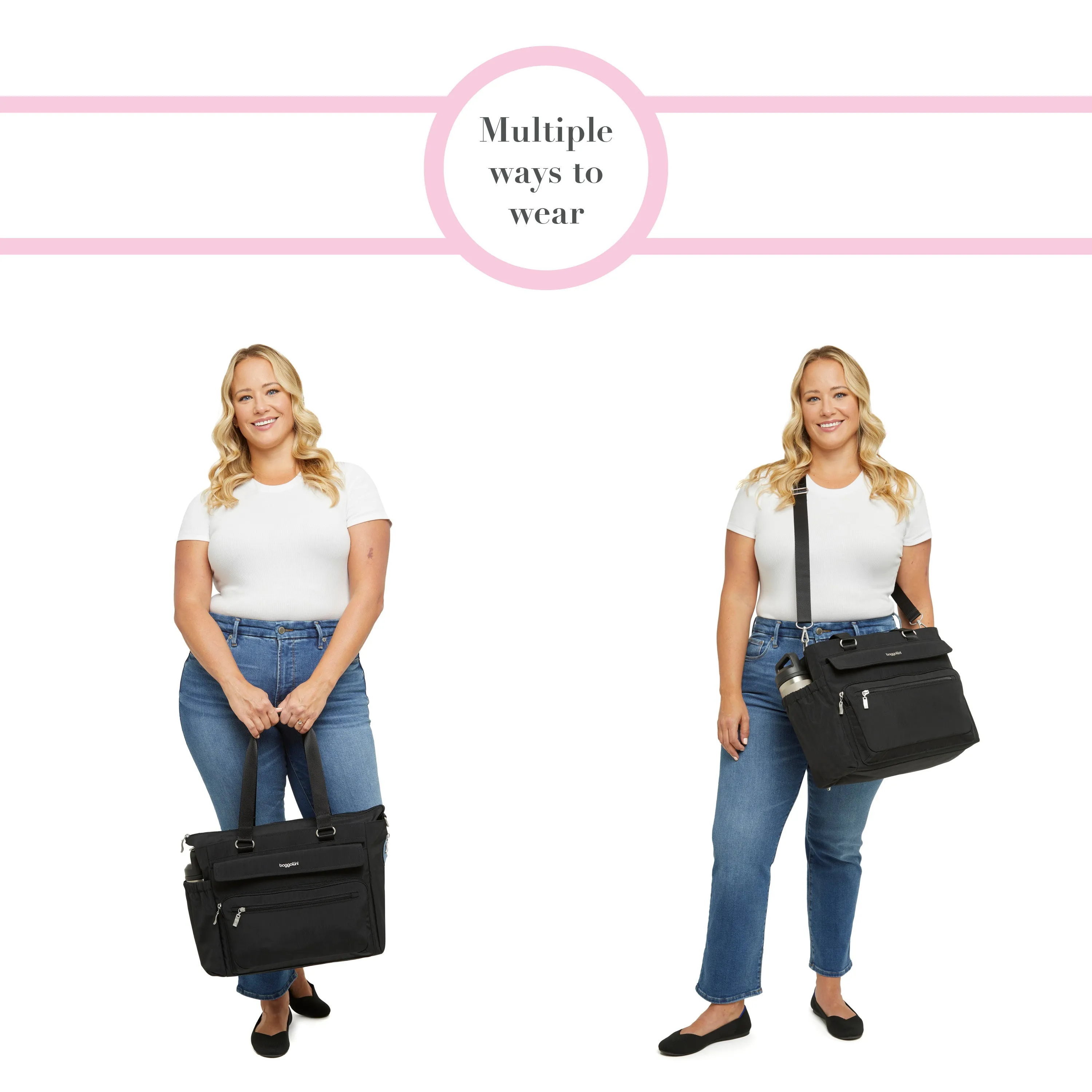 Modern Laptop Tote Crossbody Bag
