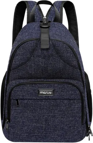 MOSISO Camera Bag Sling Backpack,DSLR/SLR/Mirrorless Photography Camera Case Crossbody Shoulder Bag with Tripod Holder&Rain Cover&Shoulder Straps Compatible with Canon/Nikon/Sony, Navy Blue