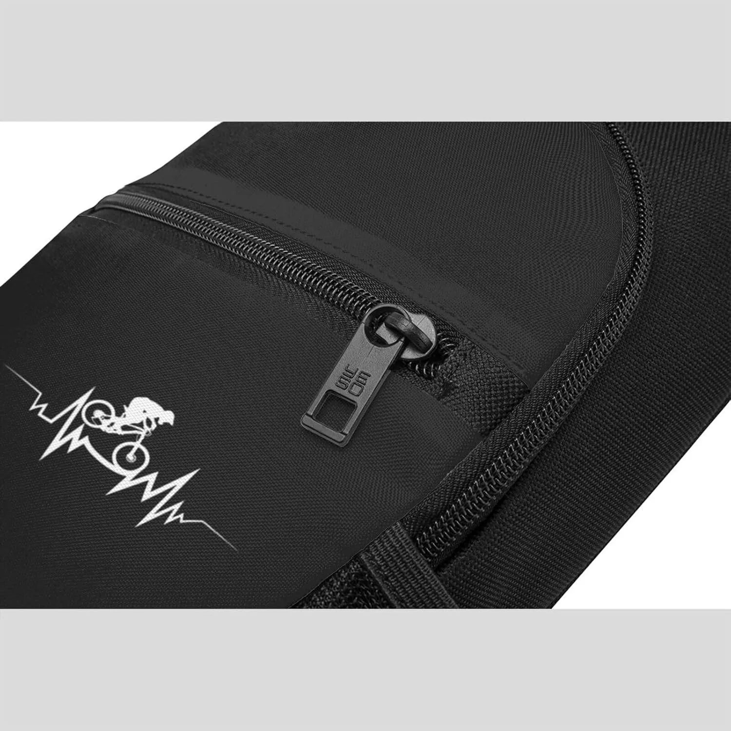 Mountain Bike Heartbeat Unisex Chest Bag Lightweight Crossbody Shoulder Bag Travel Pocket