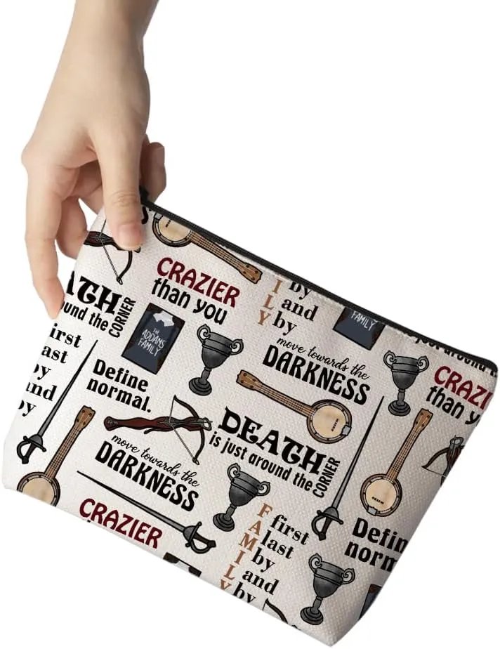 Musical Inspired Gift Musical Theater Zipper Pouch Makeup Bag Gift For Actor Actress (CRAZIER Bag)