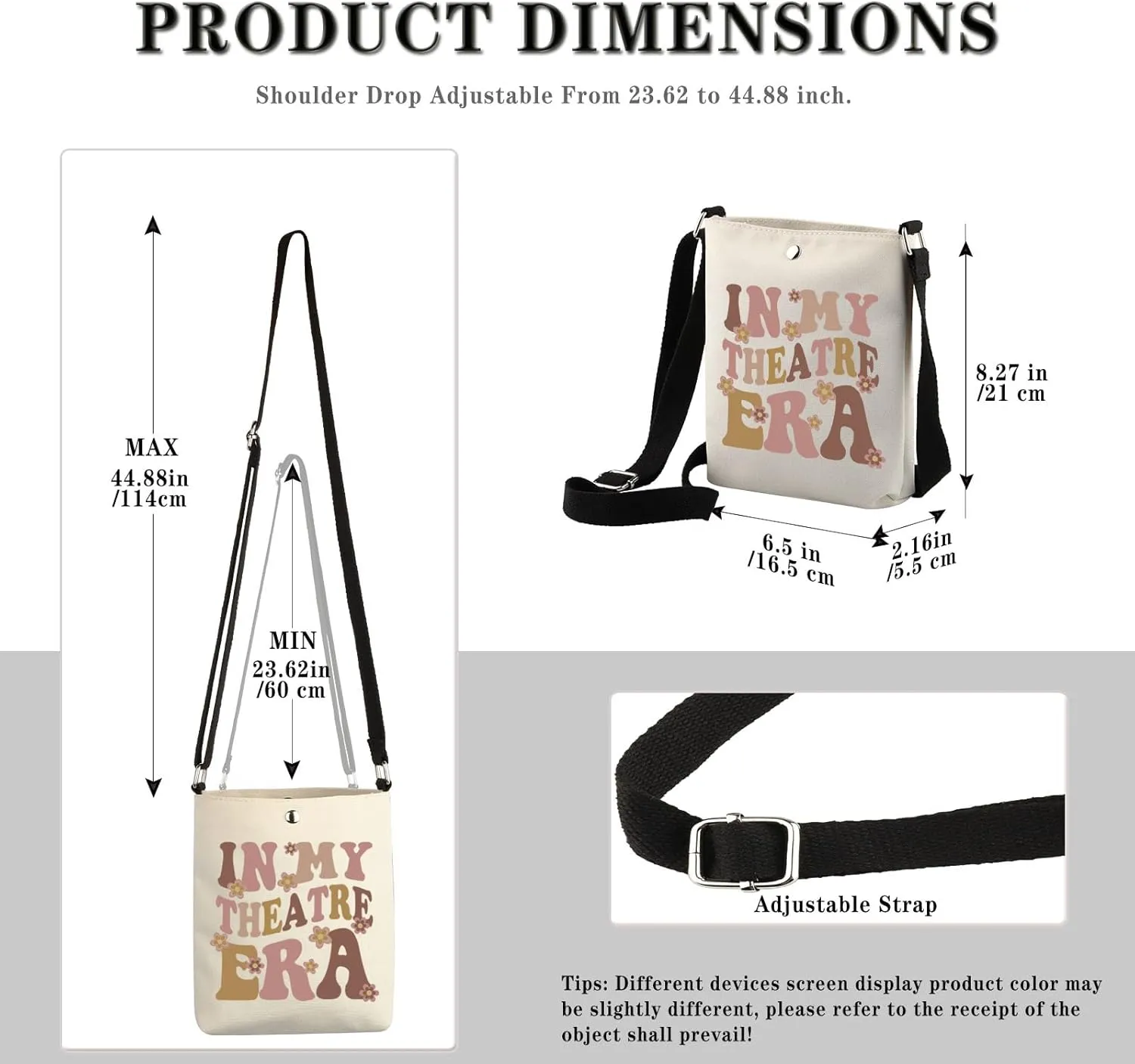 My Theatre Era Theatre Tote Bag for Actor Performer