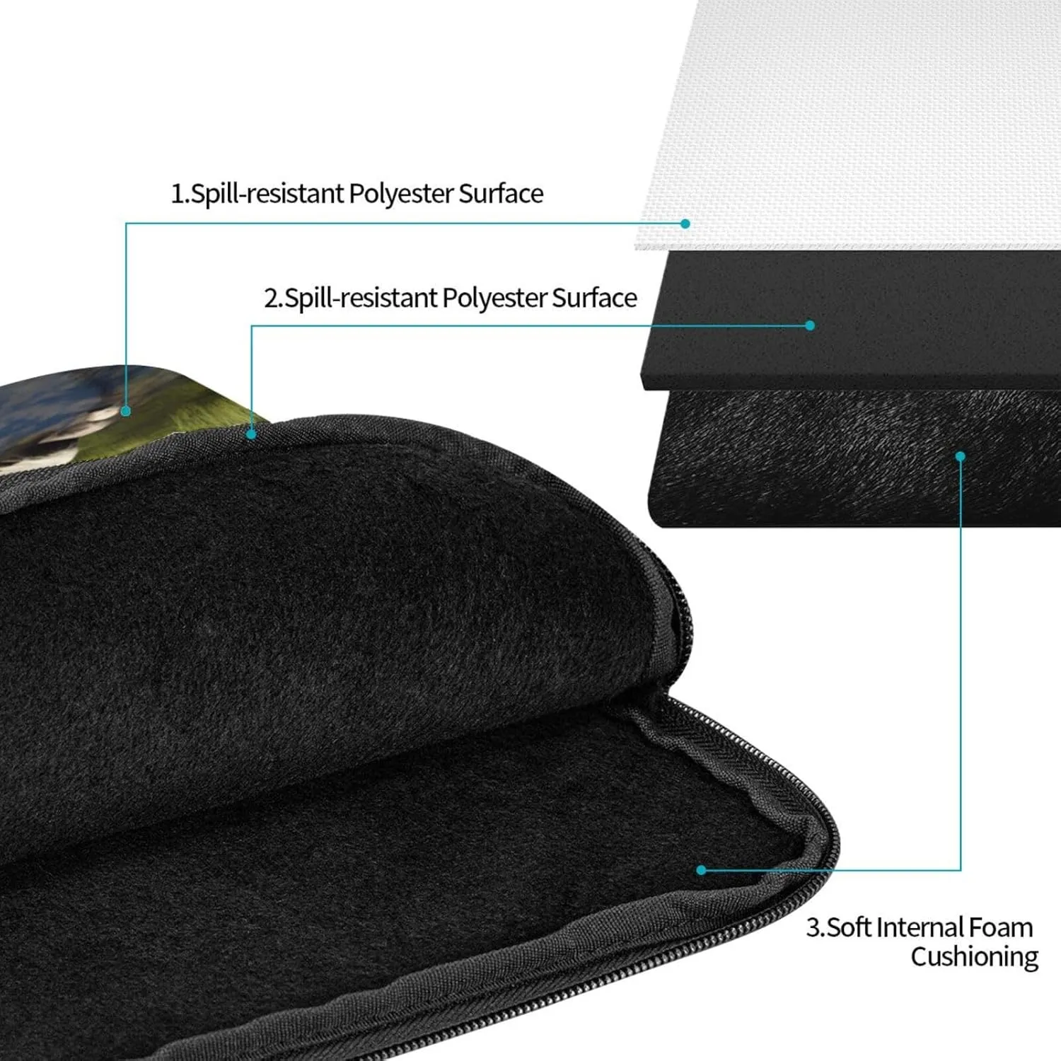National Park Pattern Shockproof Portable Laptop 13 inch Sleeve Bag for Men and Women - Ideal for Business Travel, School, and Daily Use
