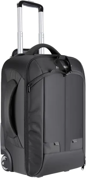 Neewer 2-in-1 Rolling Camera Backpack Trolley Case - Anti-Shock Detachable Padded Compartment