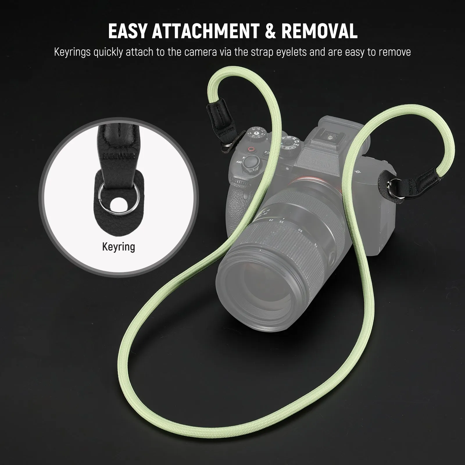 NEEWER CA098 43"/110cm Camera Shoulder Strap