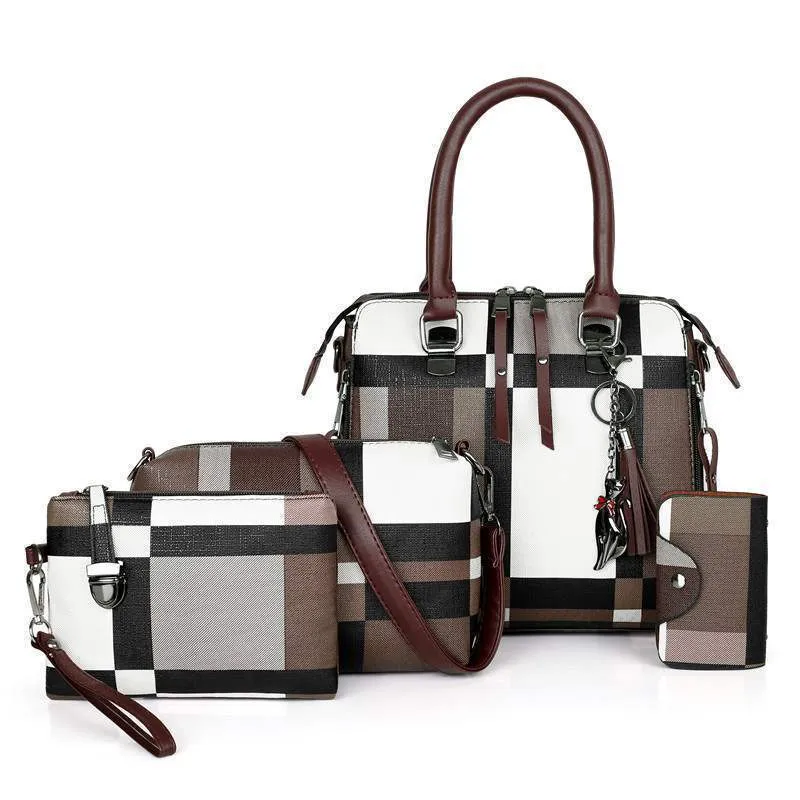 New Handbags Plaid Women Designer Bags Luxury Client satisfaction Certified