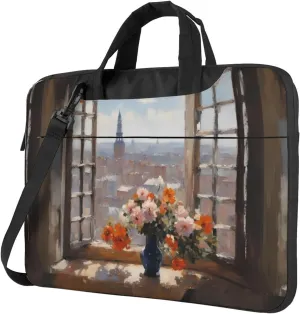 Nice Terrace Shockproof Portable Shoulder Laptop Bag For Daily Work Business Meetings