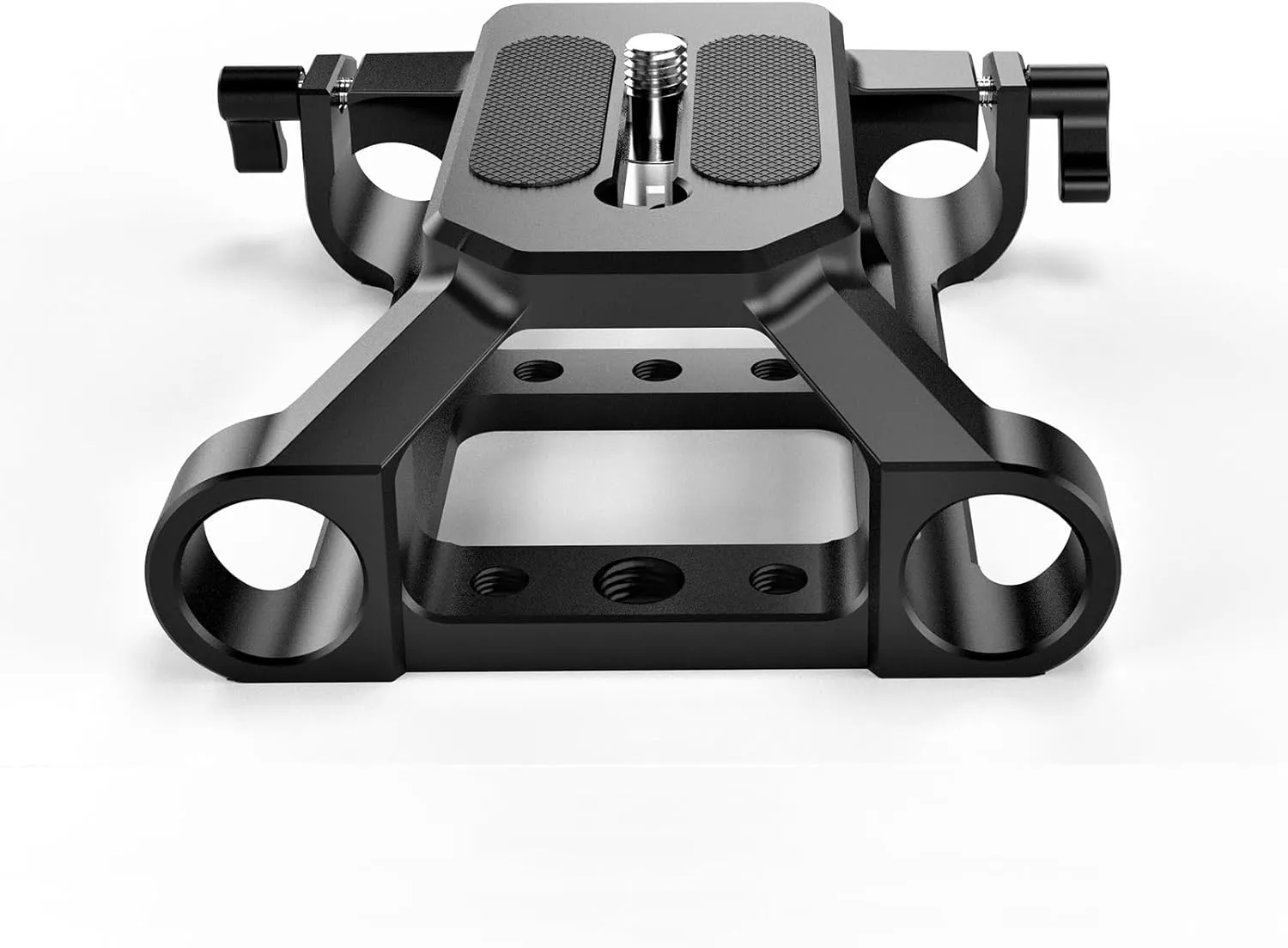 NICEYRIG Light-Weight LWS Baseplate with 15mm Rod Rail Clamp Applicable for DSLR Mirrorless Camera Video Rig, Follow Focus, Matte Box, Lens Support - 533