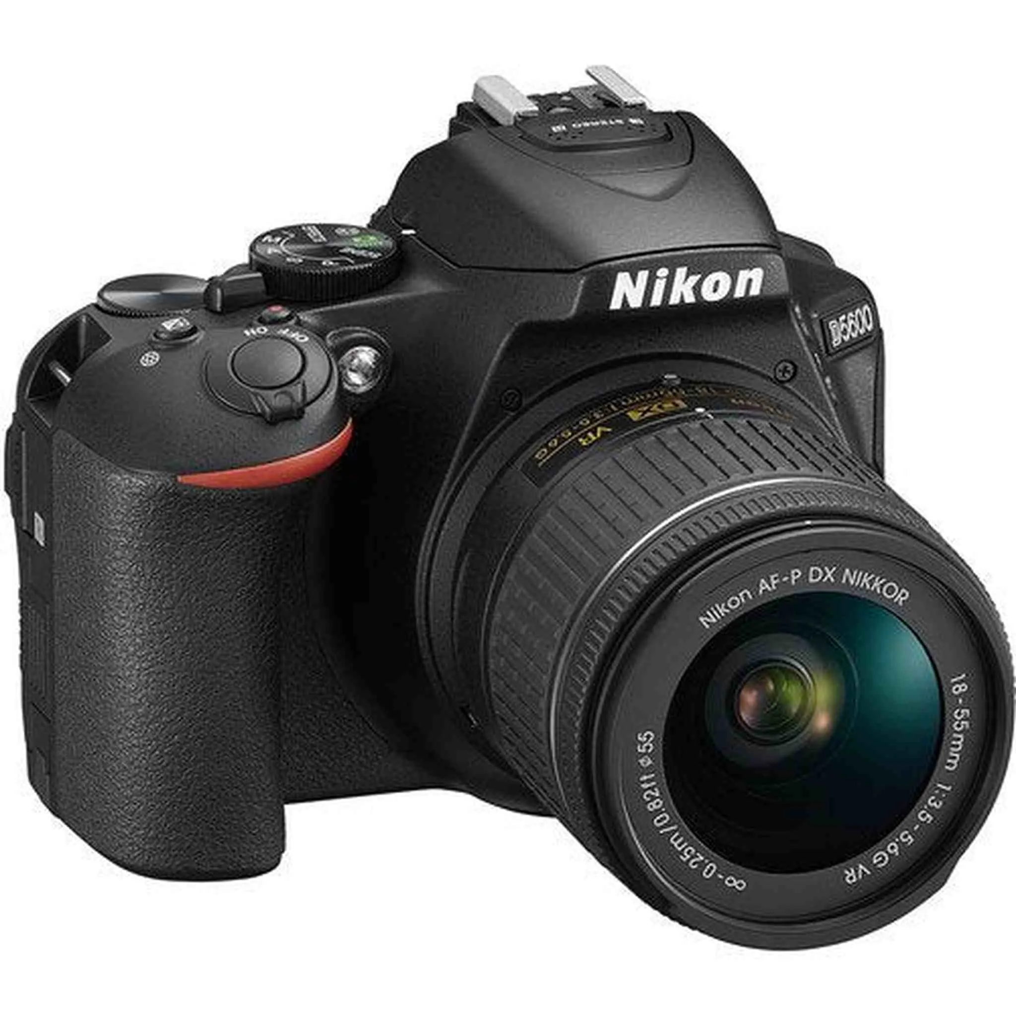 Nikon D5600 DSLR Camera with 18-55mm Lens w/Tulip Lens Hood Bundle