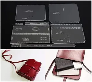 NW Shoulder Bag Acrylic Template Leather Pattern Acrylic Leather Pattern Leather Templates for Bags