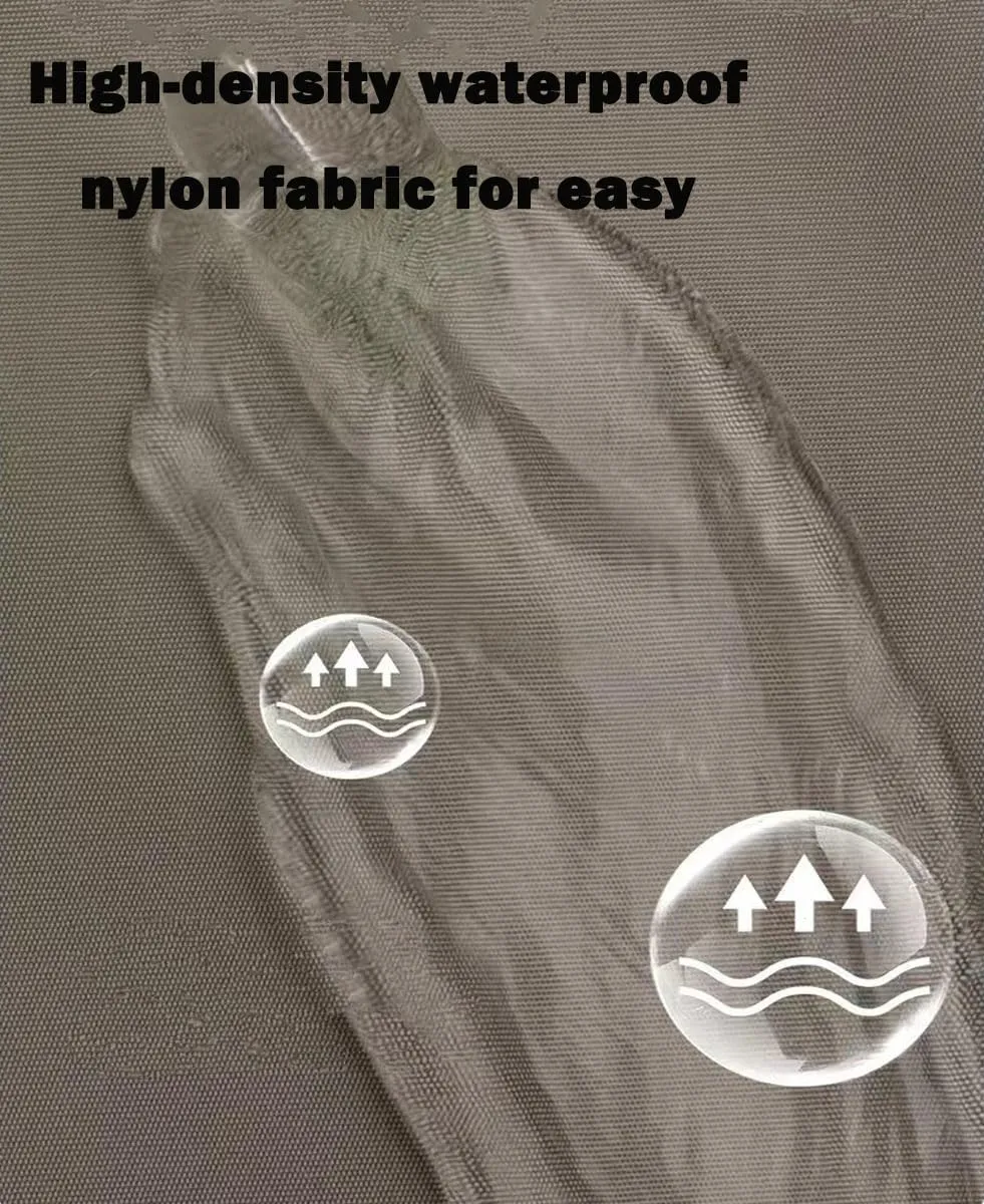 Nylon Waterproof Tote Bag,Womens Tote Handbags,Large Capacity Waterproof Multi Pocket Shoulder Bag with Zipper