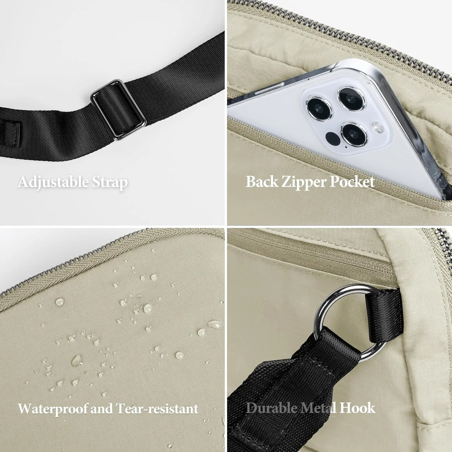 ODODOS Crossbody Bag with Adjustable Strap Small Shoulder Pouch for Workout Running Traveling Hiking