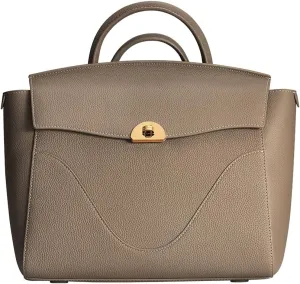 OLEADA Wavia Bag Plus Ash | Convertible Corporate Work Backpack for Women | Waterproof Leather Bag Fits up to 16 inch Laptop