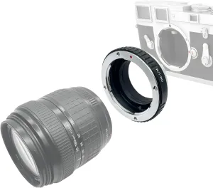 OM to LM Lens Adapter for Olympus OM Mount Lens to for Leica M L/M M9 M8 M7 M6 M5 (Compatible TECHART LM-EA 7 Adapter)