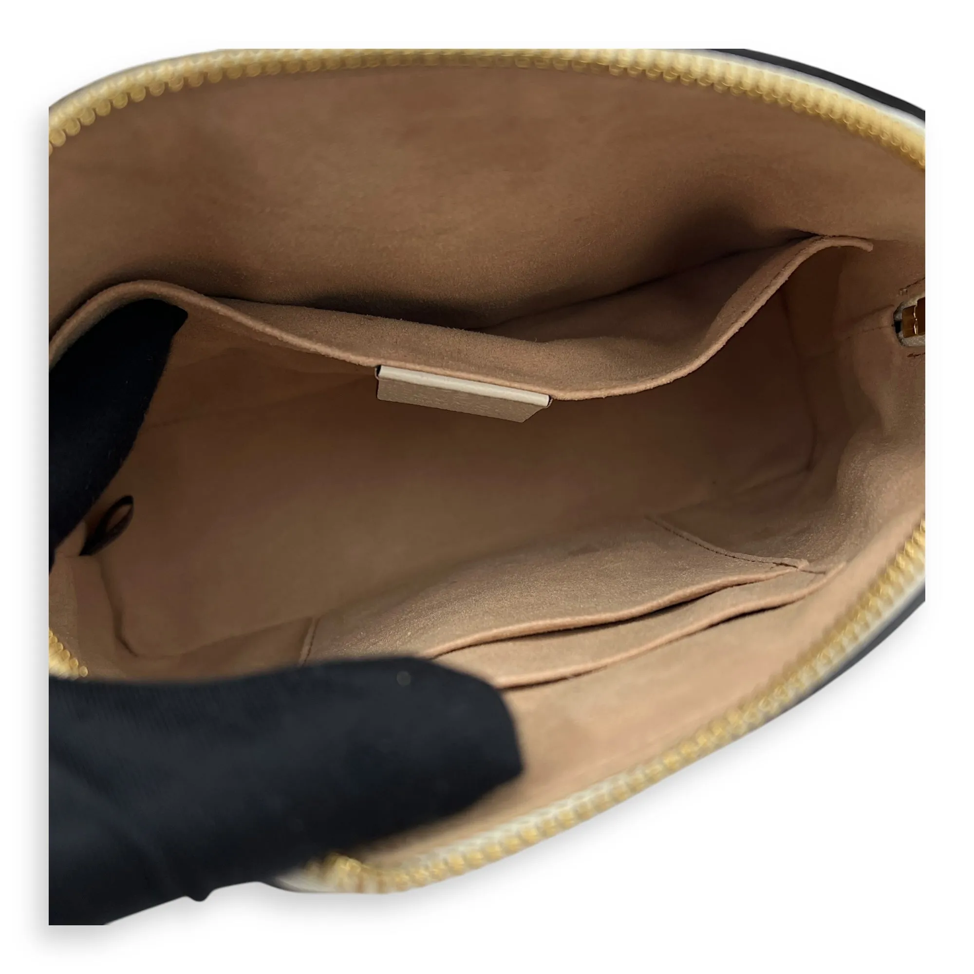 Ophidia Crossbody Bag Multi-colour in Monogram Coated Canvas, Gold hardware