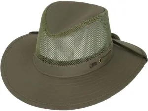 Outback Trading Company Men's 14726 River Guide Ii Canvas Breathable Moisture Wicking UPF 50 Outdoor Hat with 4" Mesh Crown