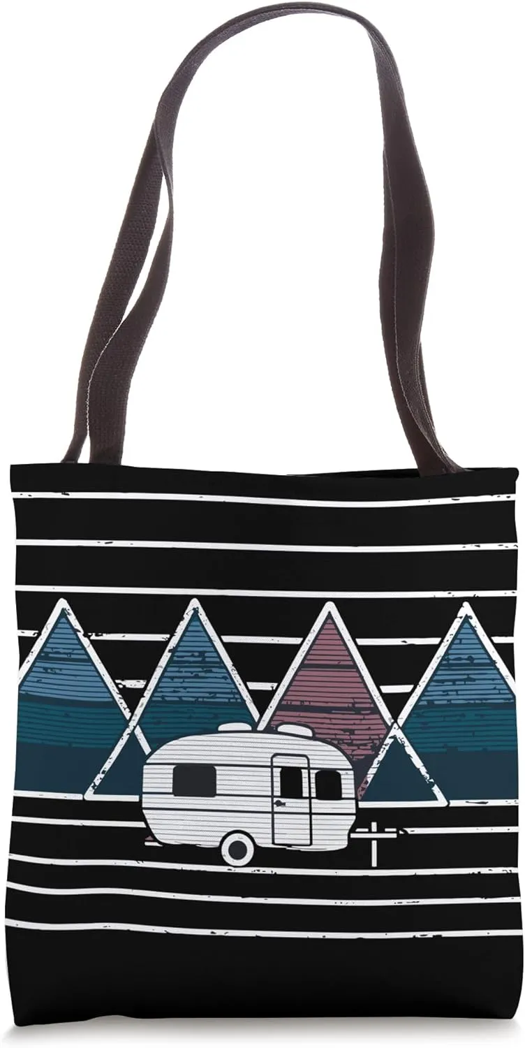 Outdoor Camping and Hiking Caravan Travel Camper Tote Bag