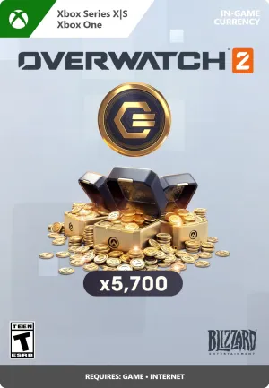 Overwatch 2 Coins - 5,000 1P - Xbox [Digital Code]