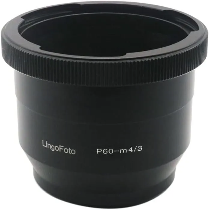 P60-M4/3 Lens Adapter Ring for Pentacon 6 for Kiev 60 Lens and for Micro Four Thirds M4/3 Camera Metal Lens Adapter Ring Manual Focus Adapter Ringocus Adapter Ring