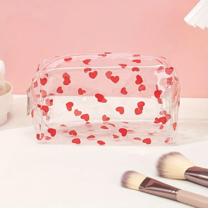 Pack of 6 pcs Waterproof Clear Cosmetic Bag Set
