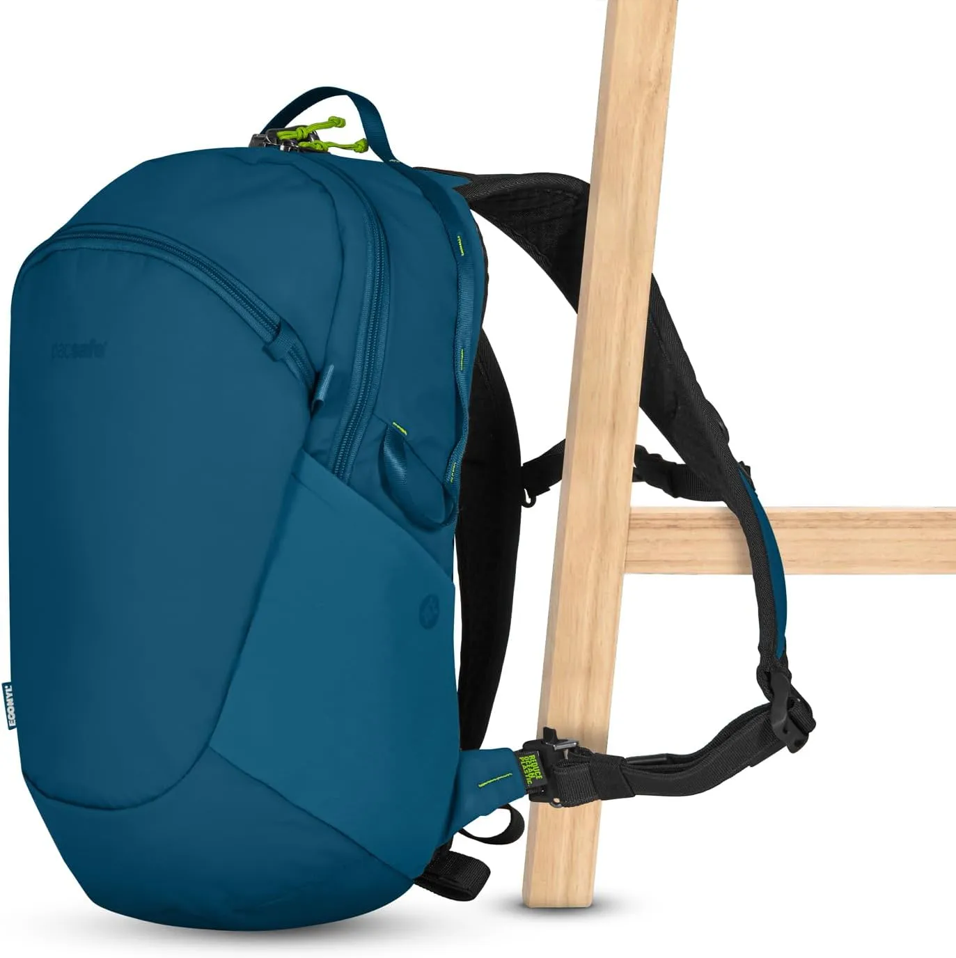 Pacsafe ECO 18L Anti Theft Backpack, Tidal Teal