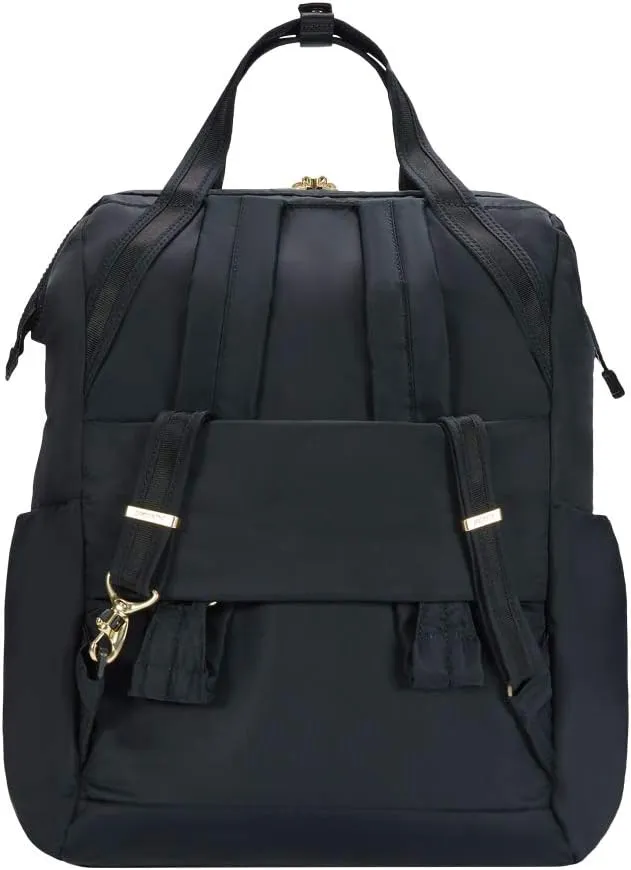 PacSafe Women's Citysafe CX 17L Anti Theft Backpack-Fits 16 inch Laptop, Black, One Size