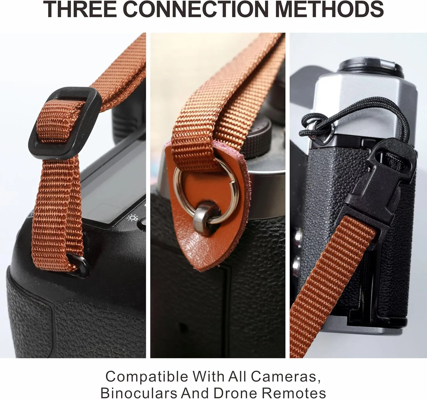Padwa Lifestyle Cork Camera Strap - 2" Top Layer Cowhide Head Camera Straps for Photographers,Natural Log Crackle Art Print Style,Soft Chamois Velvet Padded Strap Quick Release fits All Cameras