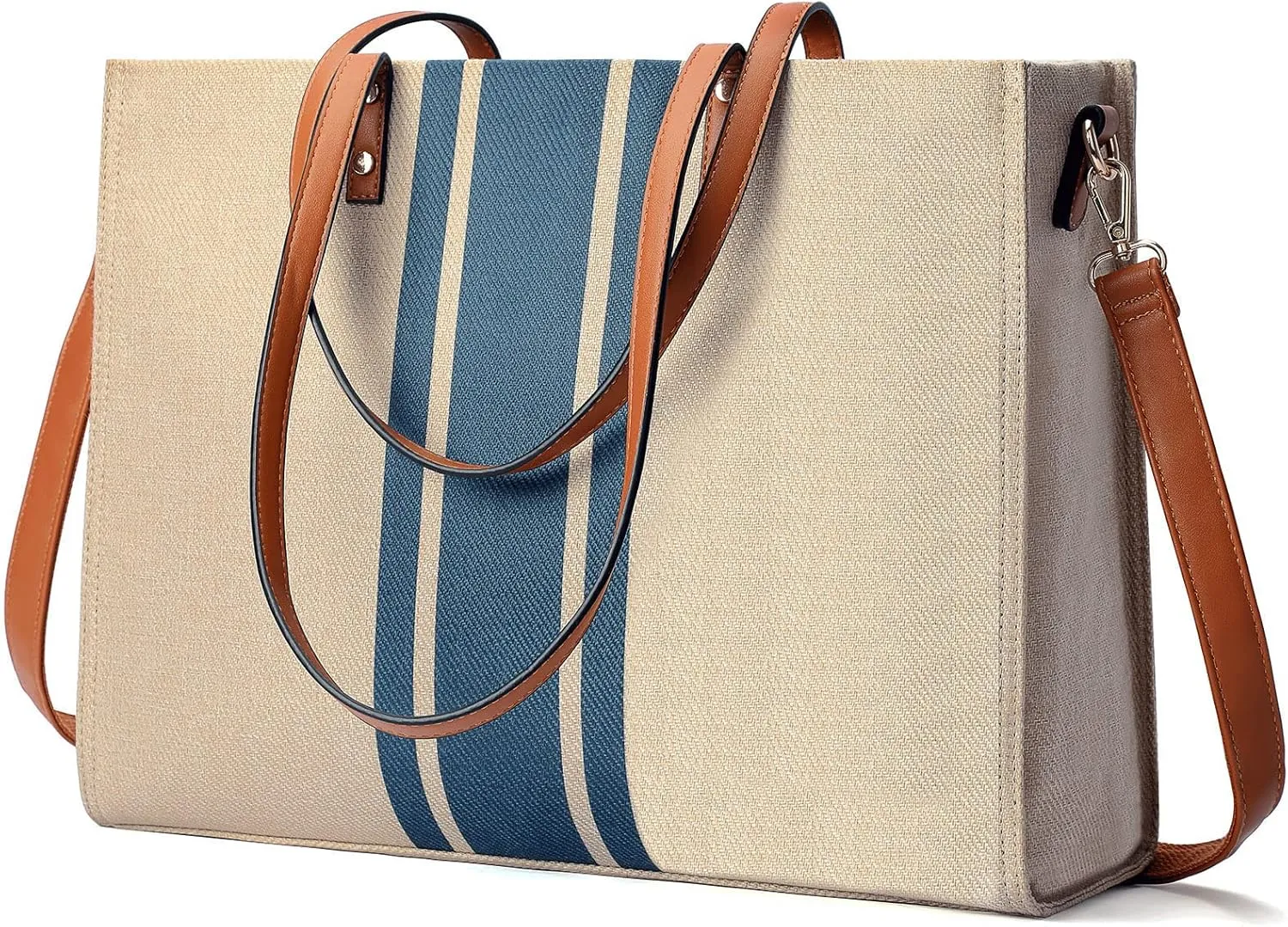 Patrick | Canvas Crossbody Laptop Tote