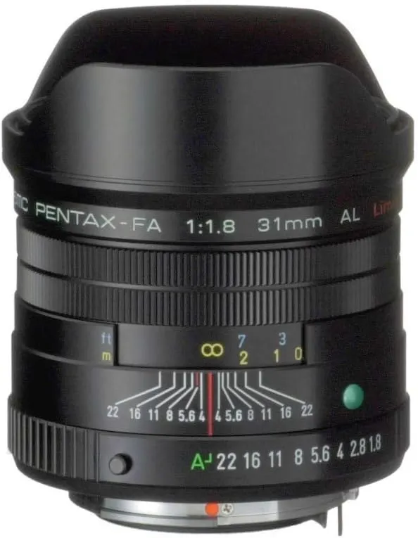 Pentax 31mm F/1.8 FA Limited Lens for Pentax and Samsung SLR Cameras