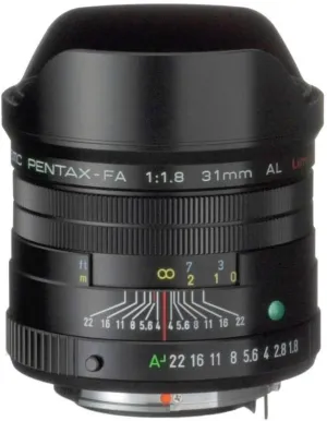 Pentax 31mm F/1.8 FA Limited Lens for Pentax and Samsung SLR Cameras
