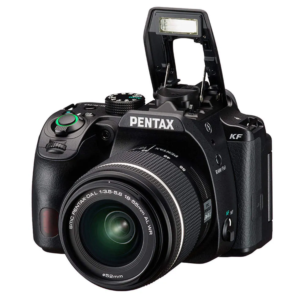 Pentax KF Camera with 18-55mm WR Lens - Black