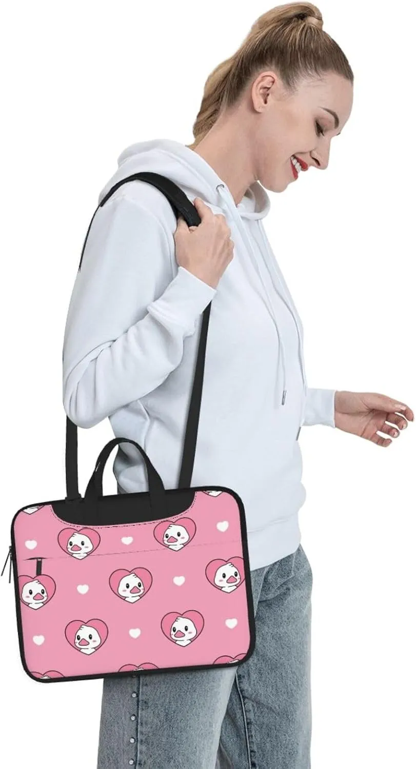 Pet French Bulldog Laptop Bag Classic Slim Briefcase Messenger Bag, Spacious, Ergonomic