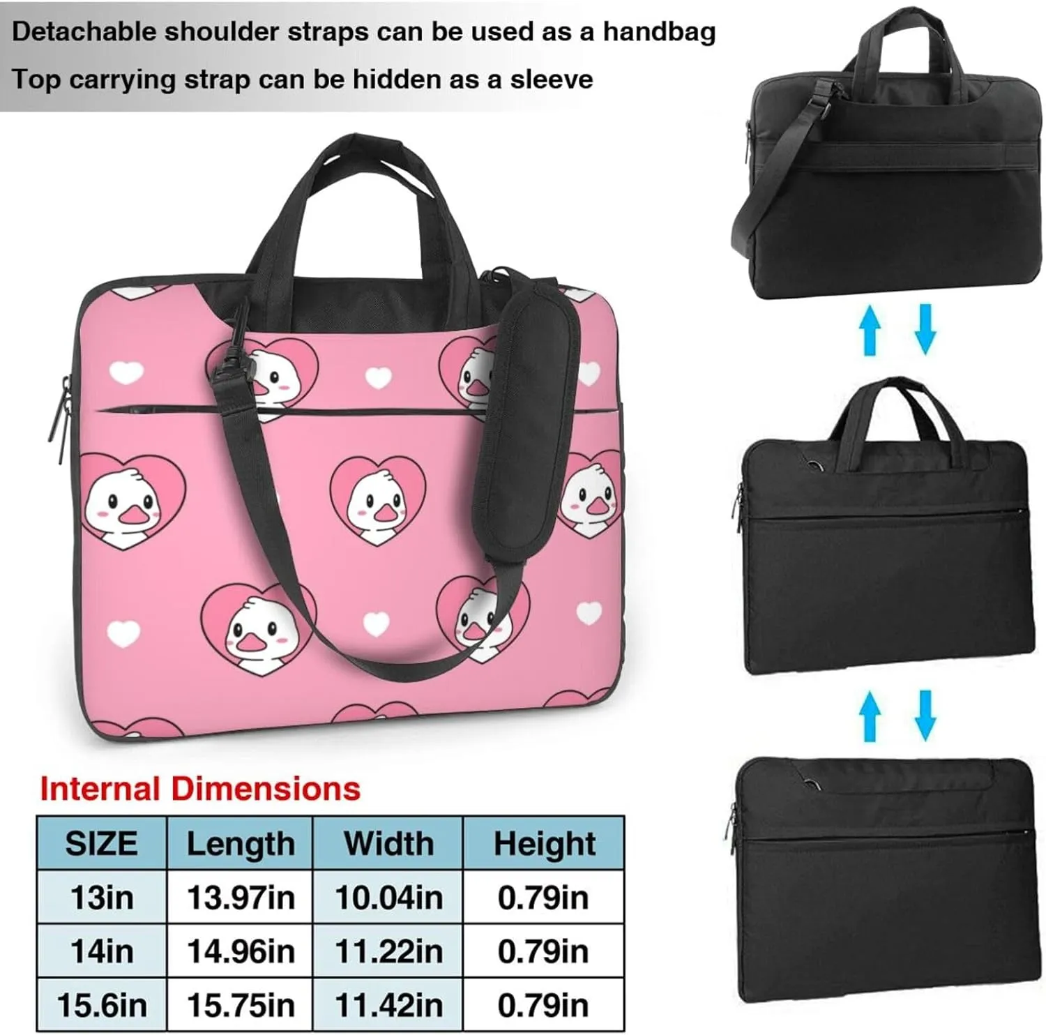 Pet French Bulldog Laptop Bag Classic Slim Briefcase Messenger Bag, Spacious, Ergonomic