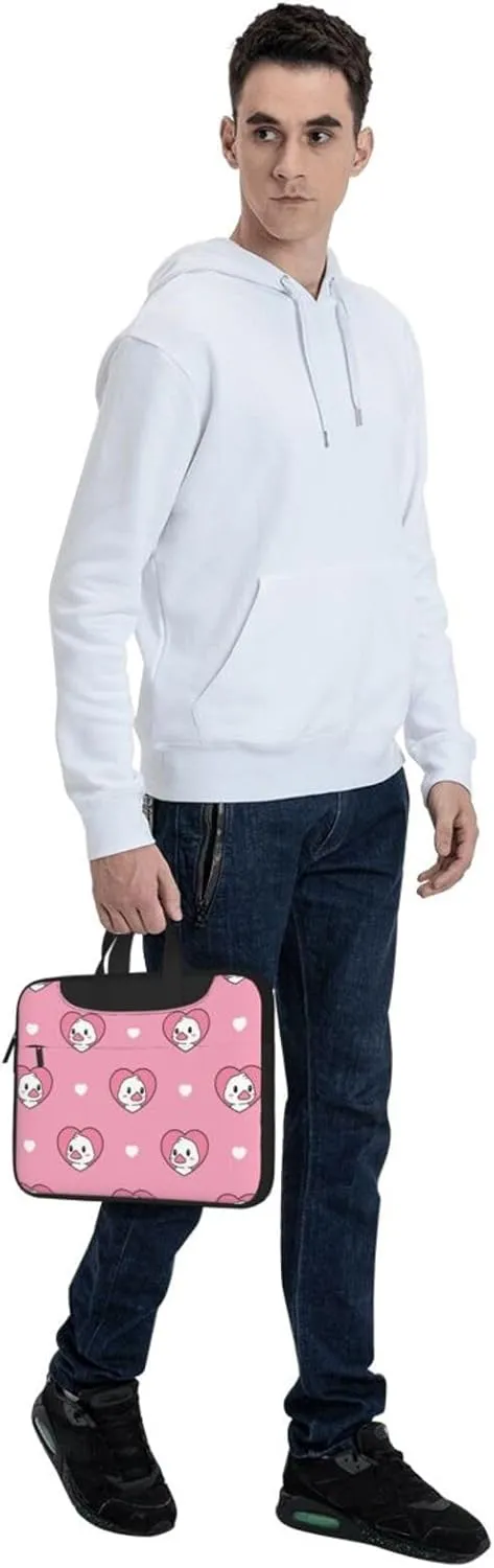 Pet French Bulldog Laptop Bag Classic Slim Briefcase Messenger Bag, Spacious, Ergonomic