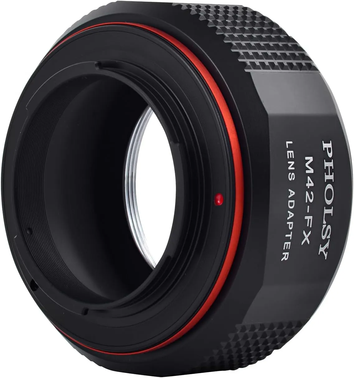 PHOLSY M42 to FX Lens Mount Adapter Compatible with M42 42mm Screw Mount Lens to Fujifilm X Mount Camera Body, M42 to Fuji X