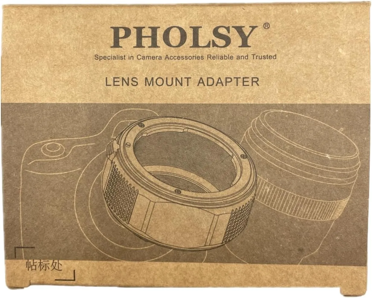 PHOLSY M42 to FX Lens Mount Adapter Compatible with M42 42mm Screw Mount Lens to Fujifilm X Mount Camera Body, M42 to Fuji X