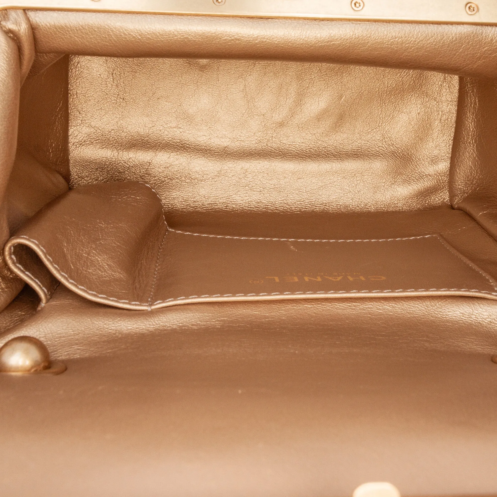 Pink Chanel Quilted Lambskin My Crush Vanity Bag