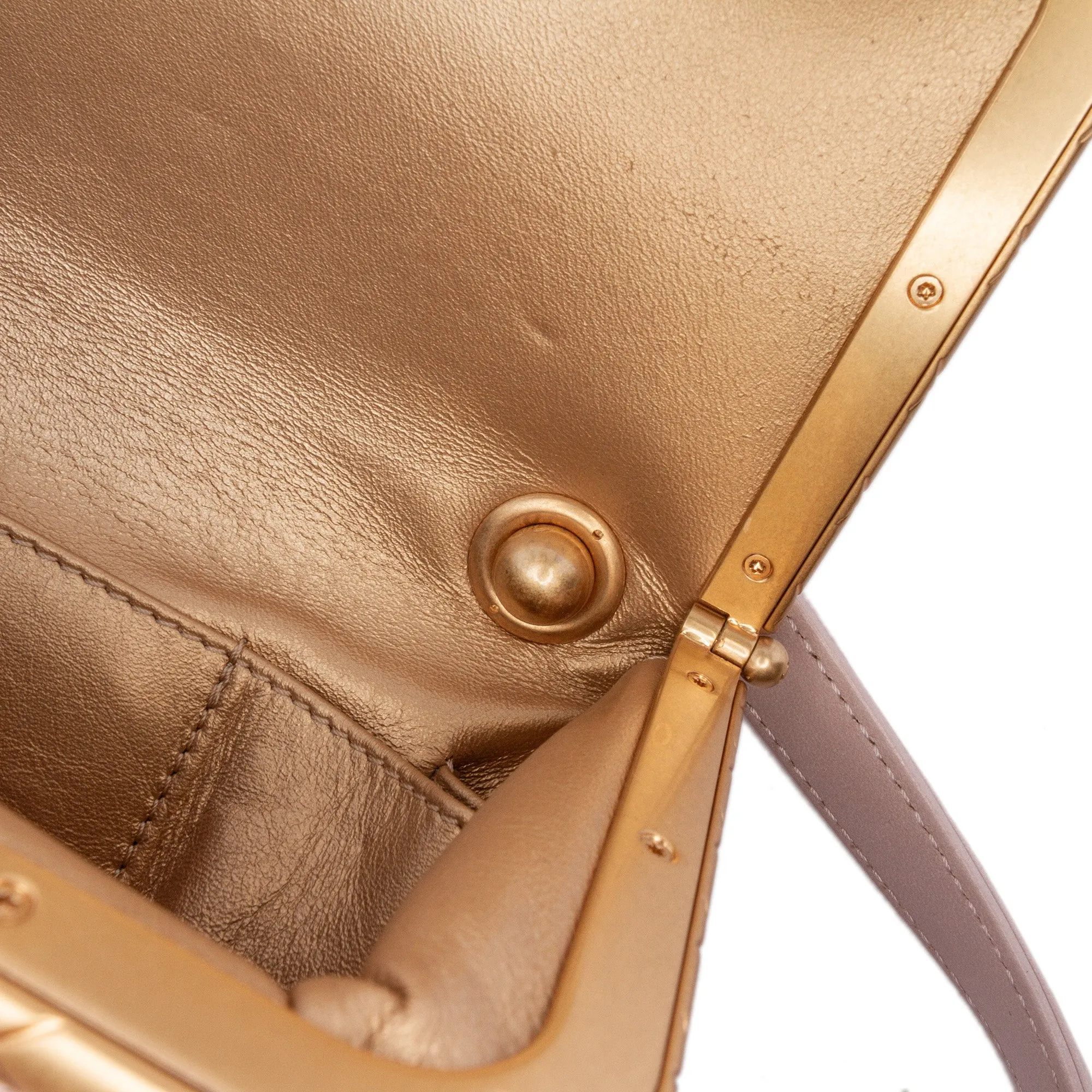 Pink Chanel Quilted Lambskin My Crush Vanity Bag