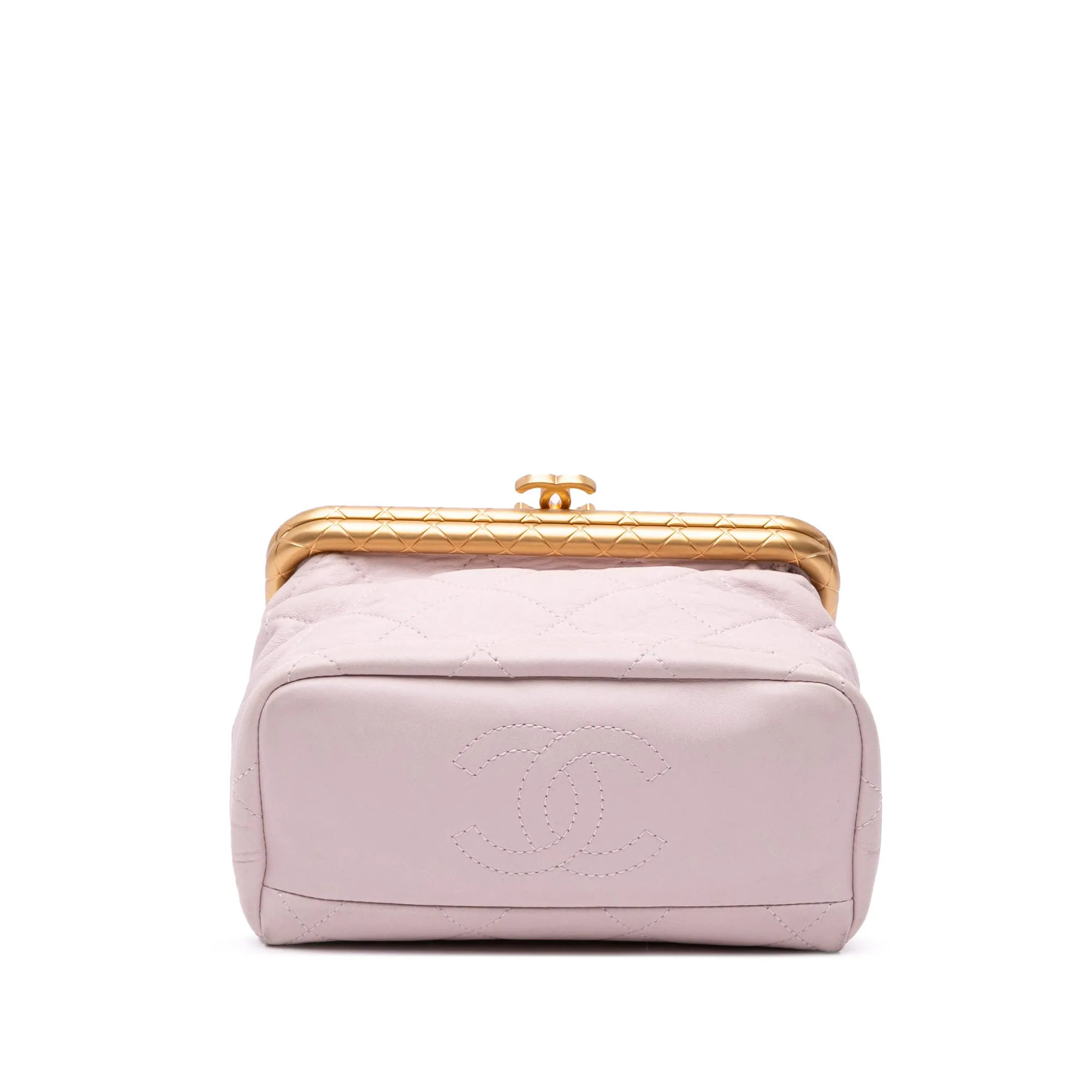 Pink Chanel Quilted Lambskin My Crush Vanity Bag