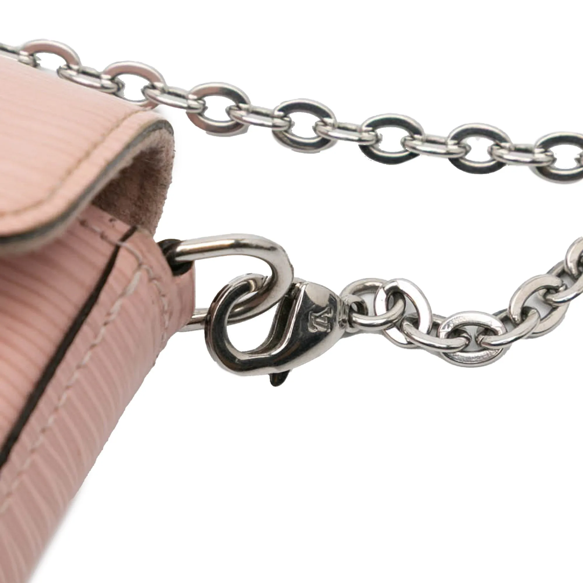 Pink Louis Vuitton Epi Pochette Felicie Crossbody Bag