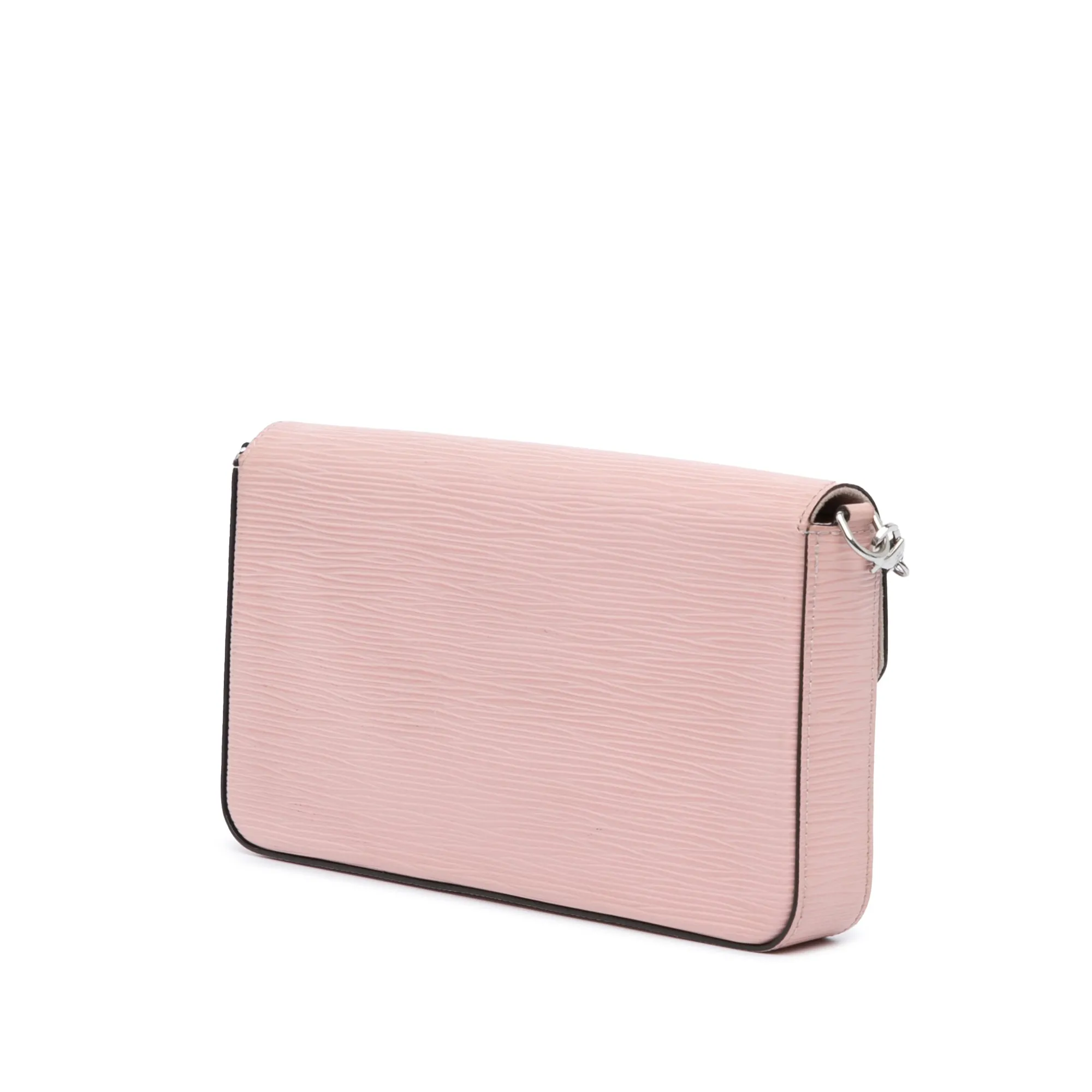 Pink Louis Vuitton Epi Pochette Felicie Crossbody Bag