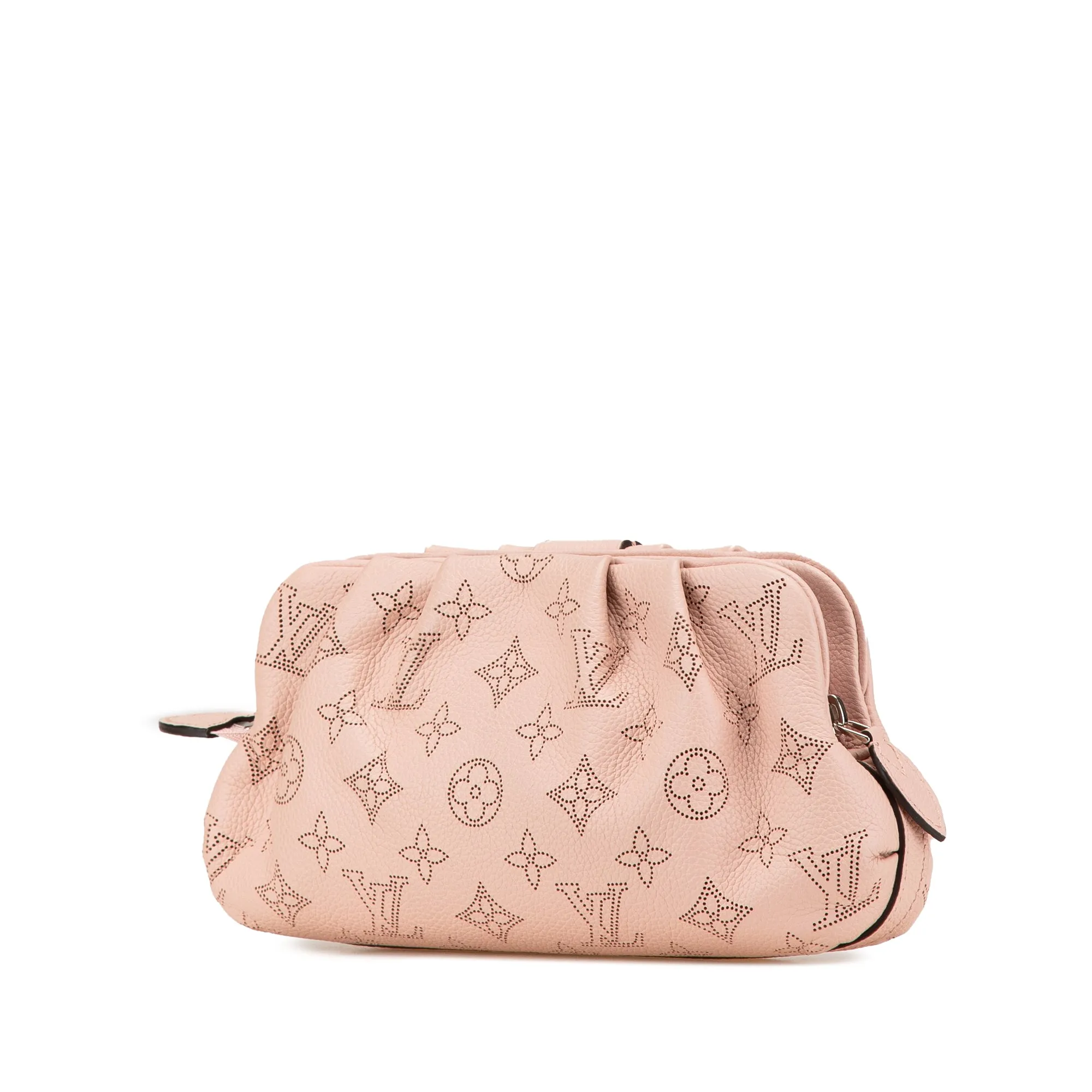 Pink Louis Vuitton Monogram Mahina Scala Mini Pouch Crossbody Bag