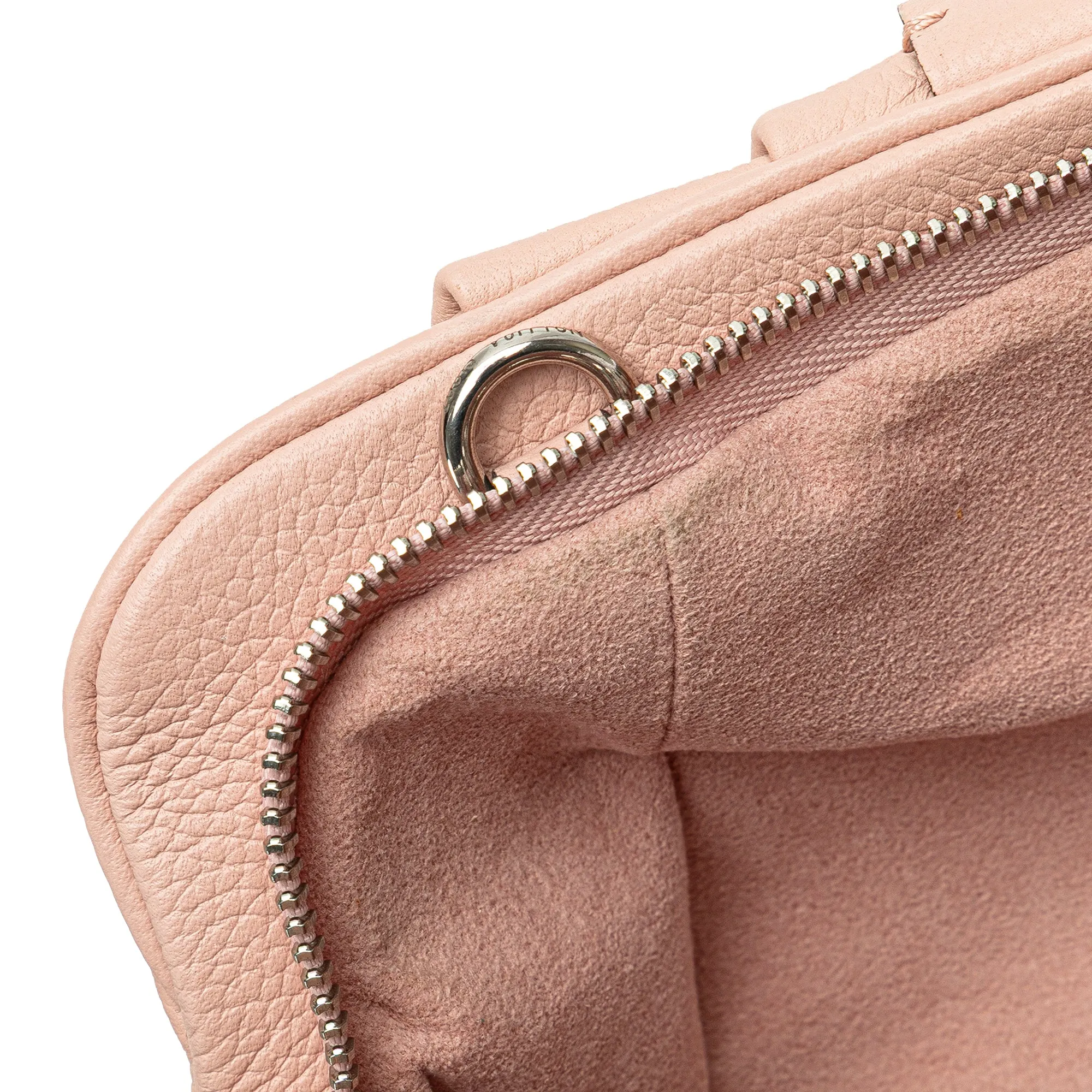 Pink Louis Vuitton Monogram Mahina Scala Mini Pouch Crossbody Bag