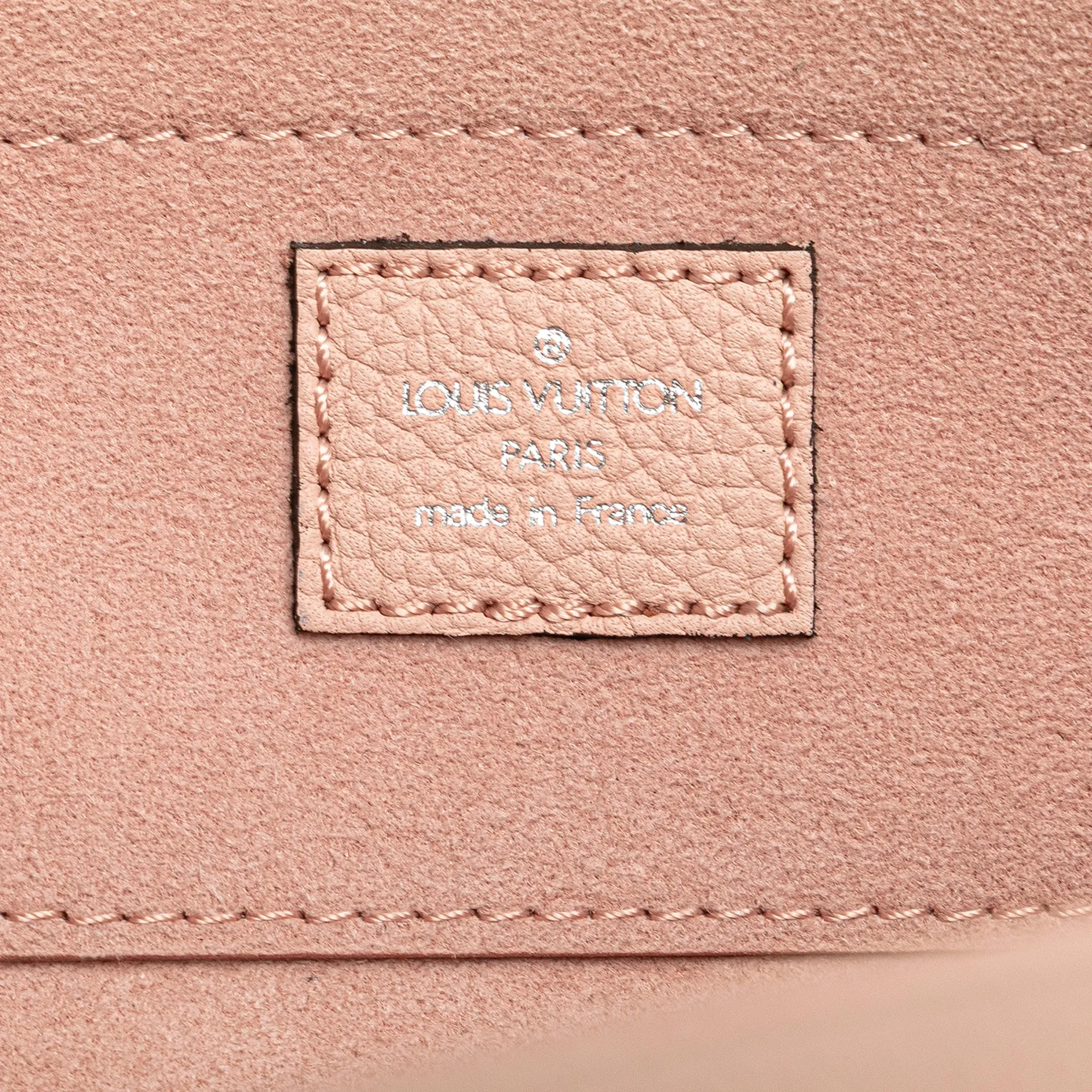 Pink Louis Vuitton Monogram Mahina Scala Mini Pouch Crossbody Bag