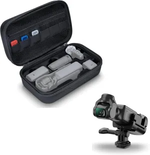 Pocket 3 Case   Cold Shoe Mount：Hard Shell OSMO Pocket 3 Case with Cold Shoe Mount