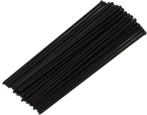 Point Tip Needles Set 38Pcs for Needle Scaler 7"(180mm)*1/8"(3mm) Hardened Replacement Needles Black